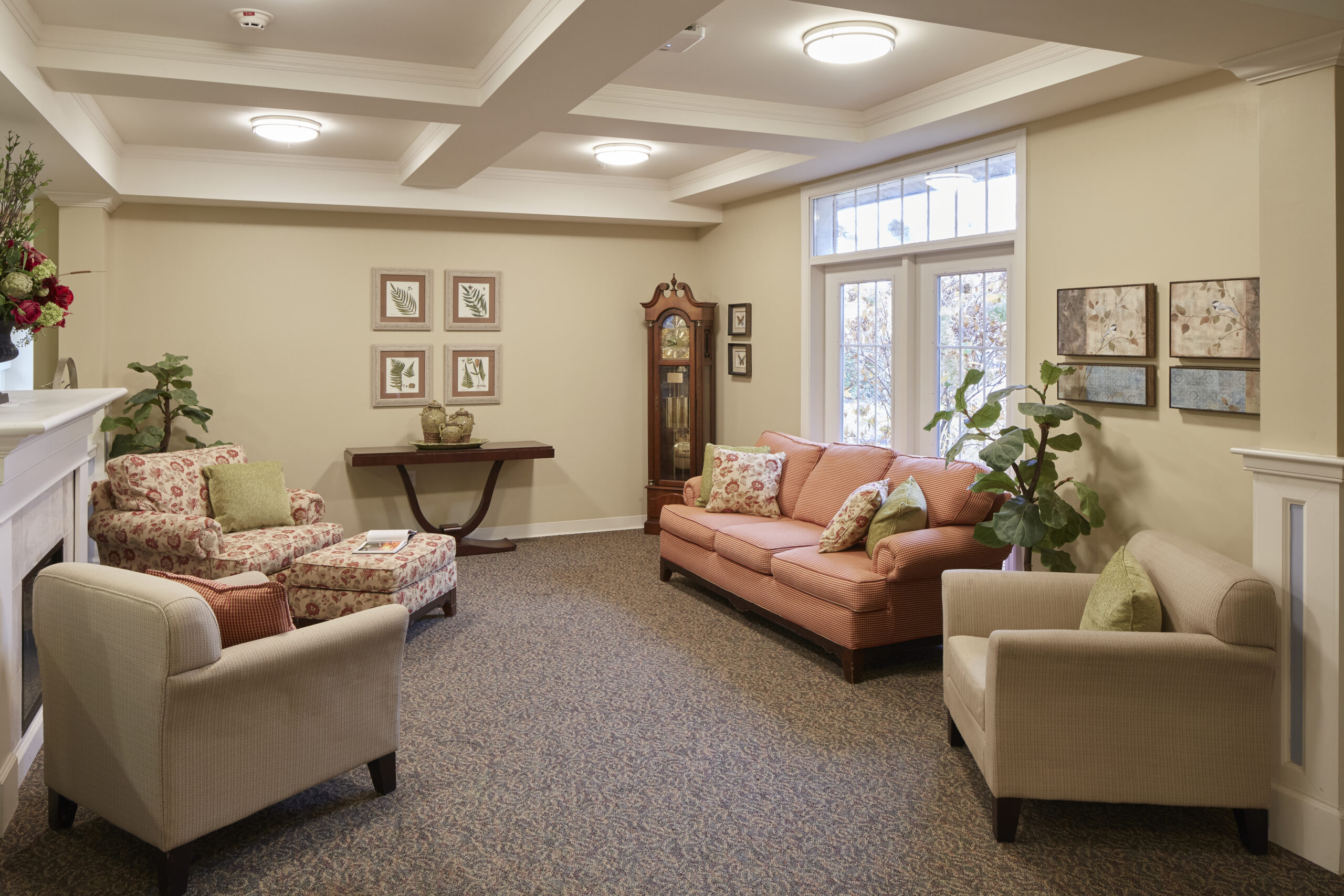 Cozy lounge space