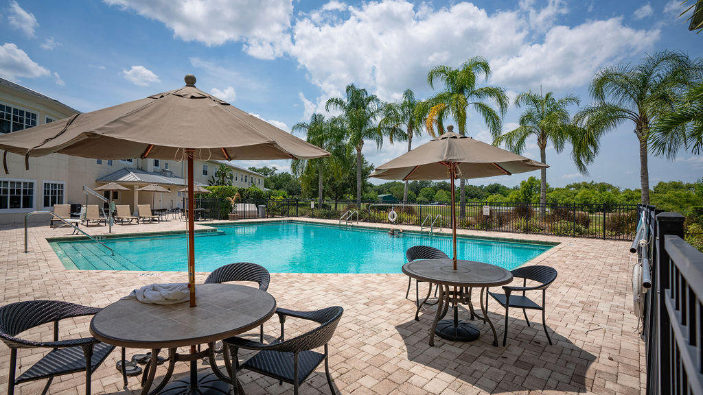 Poolside view