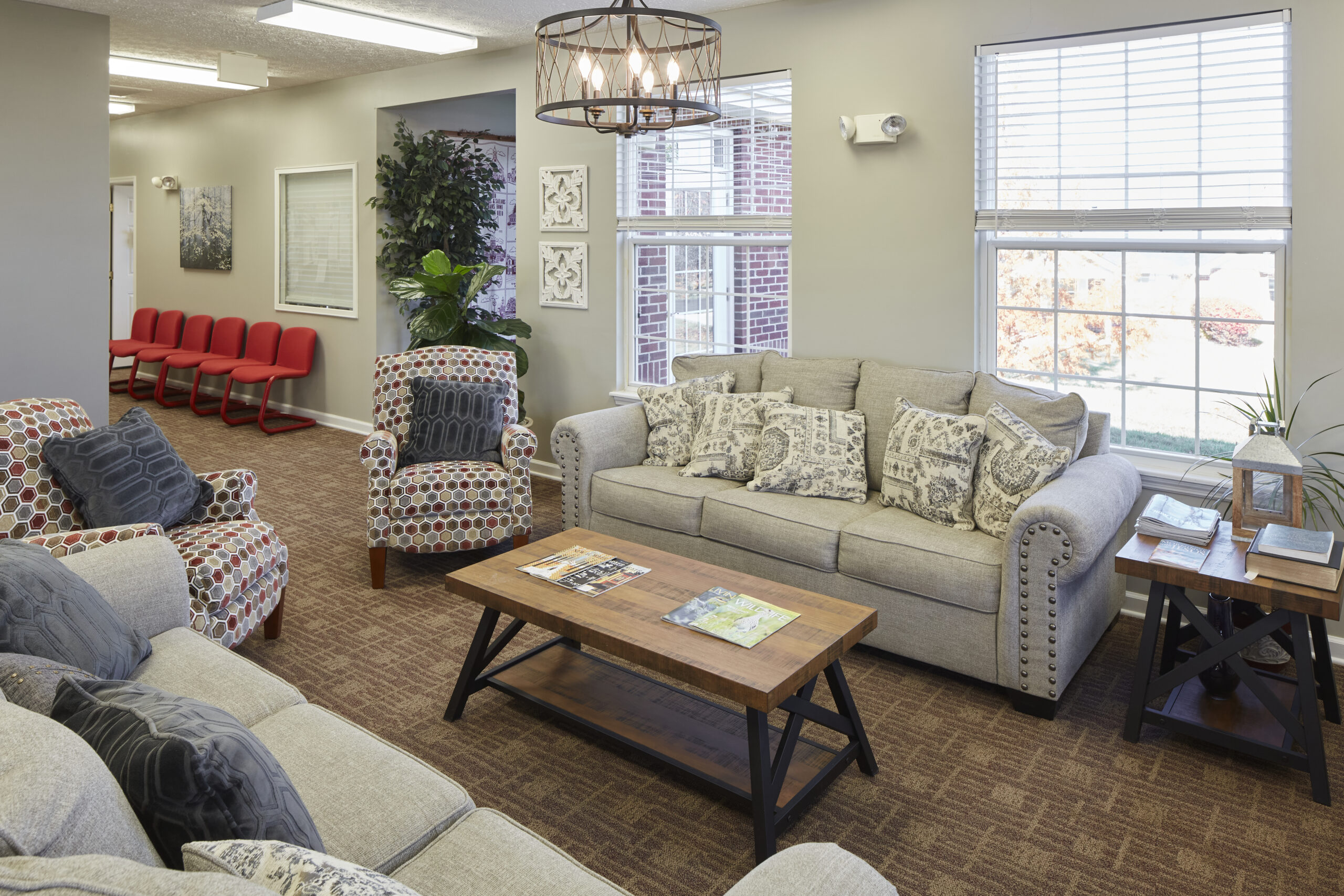 Lounge area