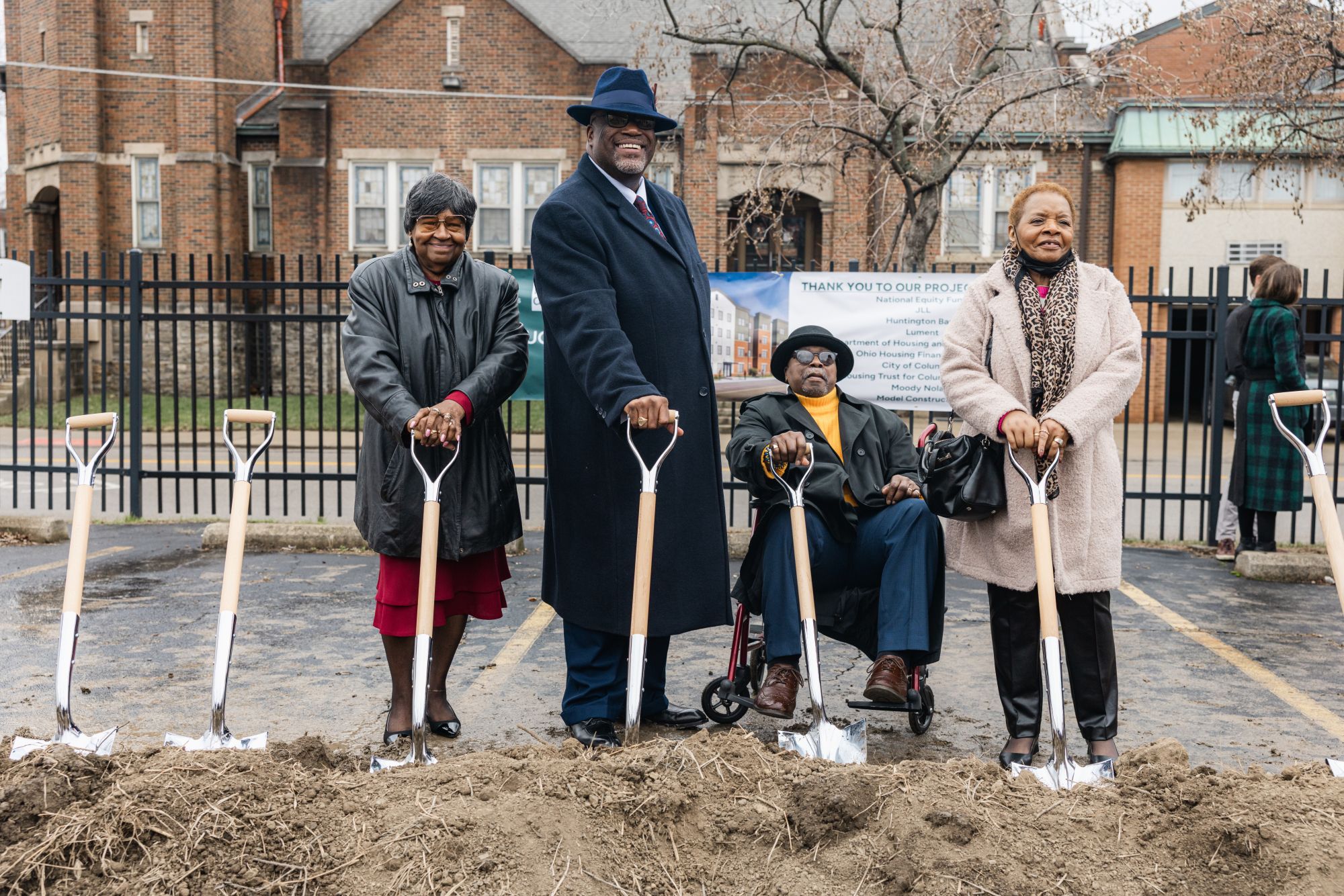 Groundbreaking at The Scarborough, a senior housing community in the Bronzeville neighborhood