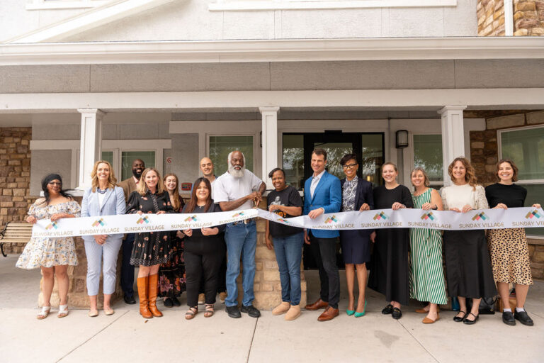 Ribbon cutting at National Church Residences renovated senior living community Sunday Village
